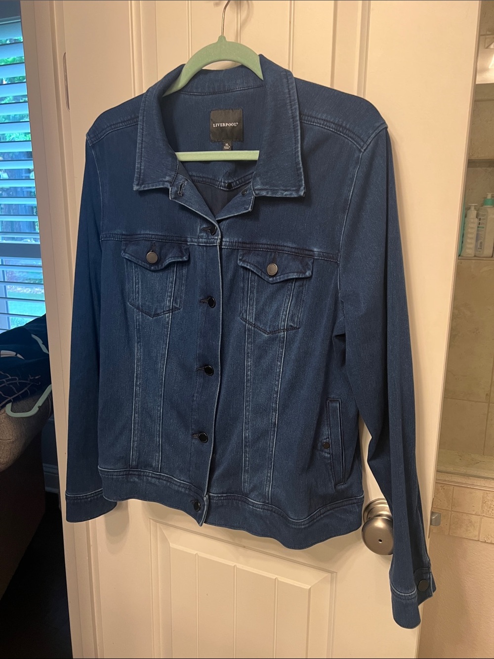 Liverpool Women's Dark Blue Denim Jacket
